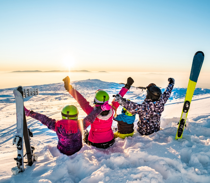 Families in Ellmau: rustige oefenpistes en activiteiten voor jong en oud