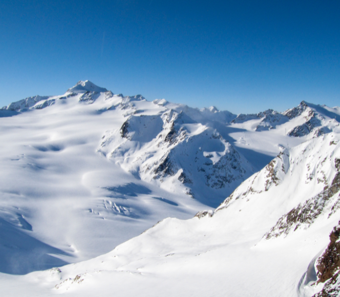 Toegang tot grotere skigebieden vanuit Imst: Rifflsee, Pitztaler Gletscher en Hochzeiger
