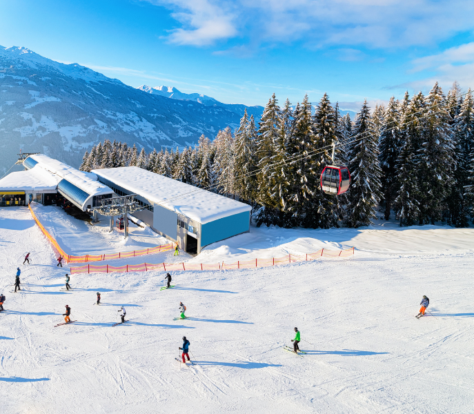 Skiën zonder grenzen: de regio rond de Reschenpass in Nauders