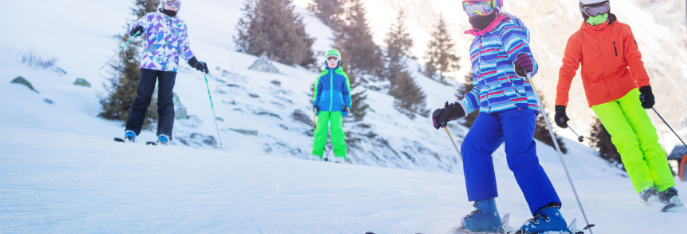 familie   ski 