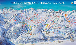 Busreis naar Serfaus in Oostenrijk
