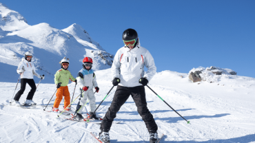familie ski 